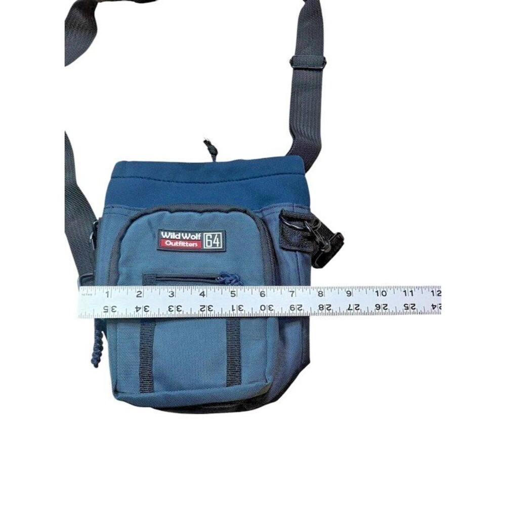 Wild Wolf Outfitters 64oz Water Bottle Holder Pouch Blue 64 Carrier Bag Trail - Picture 8 of 10